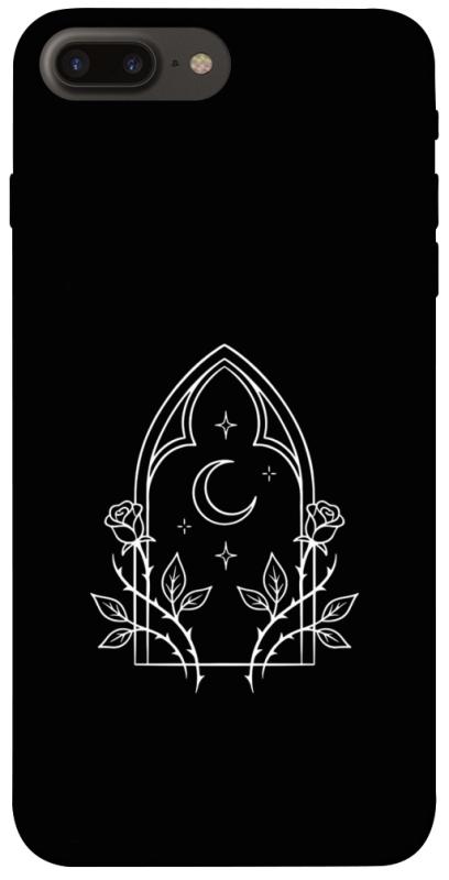 Чохол itsPrint Gothic roses для Apple iPhone 7 plus / 8 plus (5.5"), black, купити оптом з доставкою