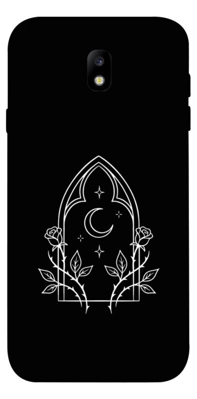 Чохол itsPrint Gothic roses для Samsung J730 Galaxy J7 (2017), black, купити оптом з доставкою