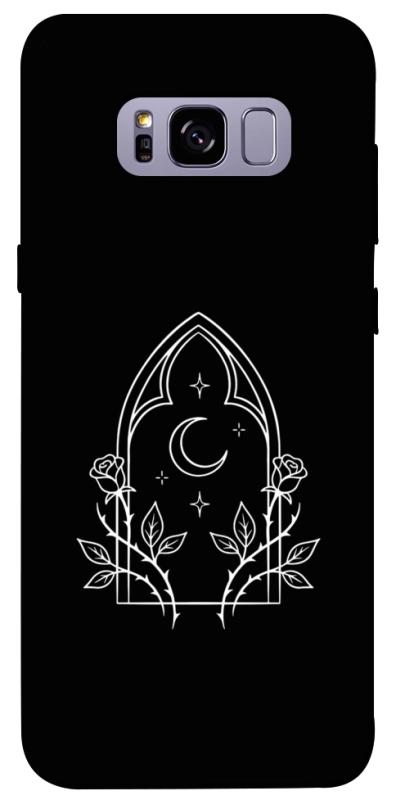 Чохол itsPrint Gothic roses для Samsung G955 Galaxy S8 Plus, black, купити оптом з доставкою