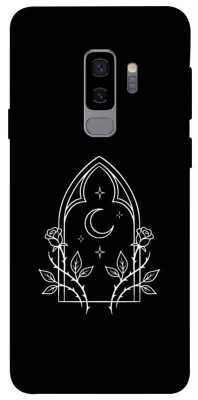 Чохол itsPrint Gothic roses для Samsung Galaxy S9+, black, купити оптом з доставкою