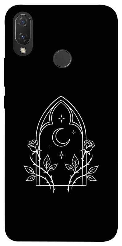 Чохол itsPrint Gothic roses для Huawei P Smart+ (nova 3i), black, купити оптом з доставкою