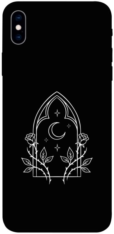 Чохол itsPrint Gothic roses для Apple iPhone XS Max (6.5"), black, купити оптом з доставкою