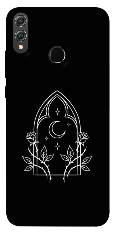 Чохол itsPrint Gothic roses для Huawei Honor 8X, black, купити оптом з доставкою