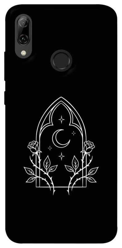 Чехол itsPrint Gothic roses для Huawei P Smart (2019), black, купить оптом с доставкой