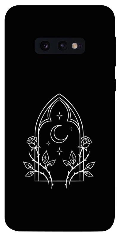 Чохол itsPrint Gothic roses для Samsung Galaxy S10e, black, купити оптом з доставкою