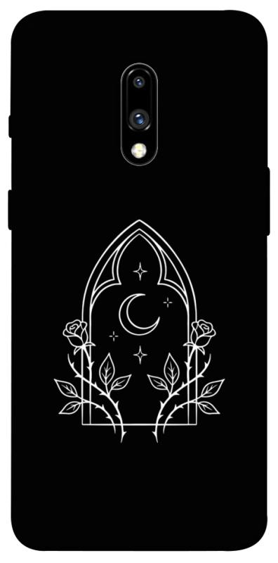 Чохол itsPrint Gothic roses для OnePlus 7, black, купити оптом з доставкою