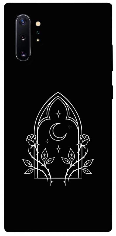 Чехол itsPrint Gothic roses для Samsung Galaxy Note 10 Plus, black, купить оптом с доставкой