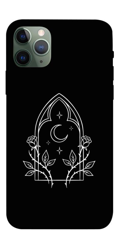 Чохол itsPrint Gothic roses для Apple iPhone 11 Pro (5.8"), black, купити оптом з доставкою