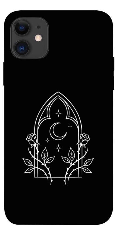 Чехол itsPrint Gothic roses для Apple iPhone 11 (6.1"), black, купить оптом с доставкой