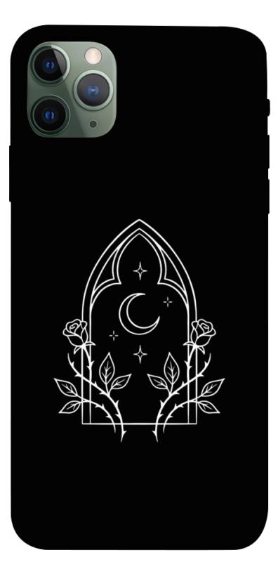 Чехол itsPrint Gothic roses для Apple iPhone 11 Pro Max (6.5"), black, купить оптом с доставкой