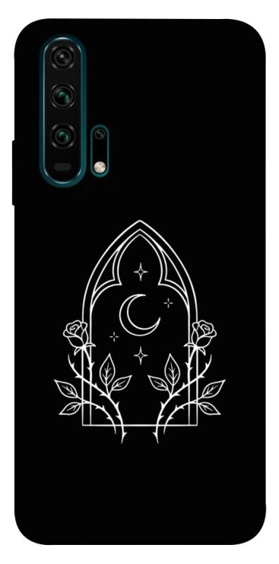 Чехол itsPrint Gothic roses для Huawei Honor 20 Pro, black, купить оптом с доставкой