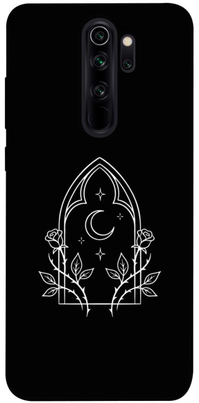 Чохол itsPrint Gothic roses для Xiaomi Redmi Note 8 Pro, black, купити оптом з доставкою
