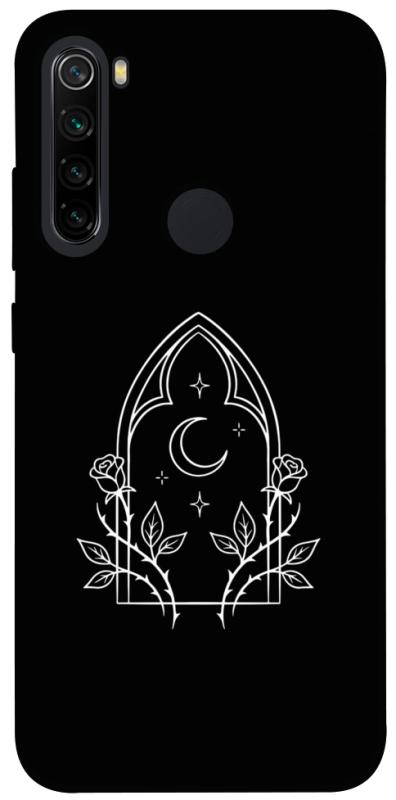 Чохол itsPrint Gothic roses для Xiaomi Redmi Note 8, black, купити оптом з доставкою