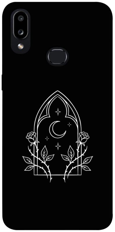 Чехол itsPrint Gothic roses для Samsung Galaxy A10s, black, купить оптом с доставкой