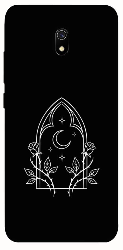 Чехол itsPrint Gothic roses для Xiaomi Redmi 8a, black, купить оптом с доставкой