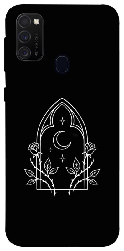 Чохол itsPrint Gothic roses для Samsung Galaxy M30s / M21, black, купити оптом з доставкою