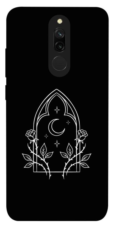 Чохол itsPrint Gothic roses для Xiaomi Redmi 8, black, купити оптом з доставкою