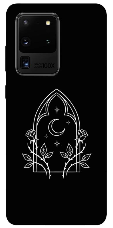 Чохол itsPrint Gothic roses для Samsung Galaxy S20 Ultra, black, купити оптом з доставкою