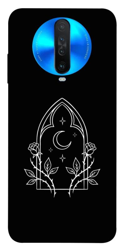Чохол itsPrint Gothic roses для Xiaomi Redmi K30, black, купити оптом з доставкою