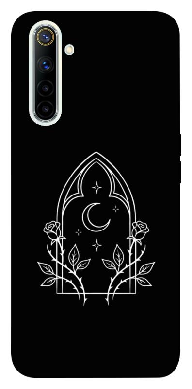Чохол itsPrint Gothic roses для Realme 6, black, купити оптом з доставкою