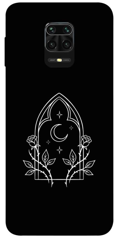 Чохол itsPrint Gothic roses для Xiaomi Redmi Note 9s / Note 9 Pro / Note 9 Pro Max, black, купити оптом з доставкою