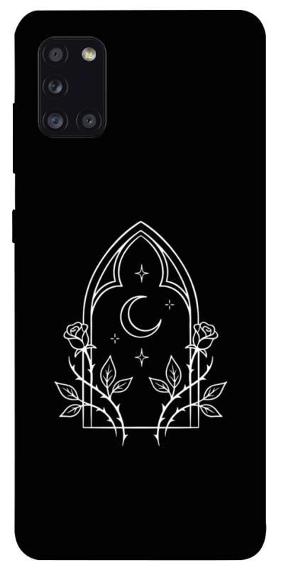 Чохол itsPrint Gothic roses для Samsung Galaxy A31, black, купити оптом з доставкою