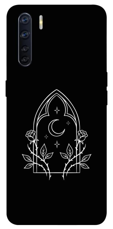 Чохол itsPrint Gothic roses для Oppo A91, black, купити оптом з доставкою