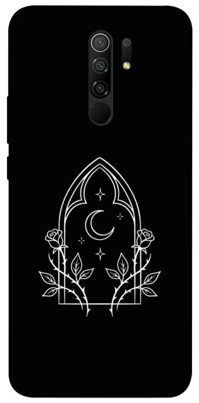 Чехол itsPrint Gothic roses для Xiaomi Redmi 9, black, купить оптом с доставкой