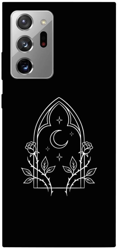 Чохол itsPrint Gothic roses для Samsung Galaxy Note 20 Ultra, black, купити оптом з доставкою