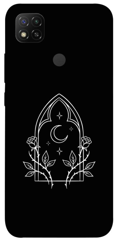 Чохол itsPrint Gothic roses для Xiaomi Redmi 9C, black, купити оптом з доставкою