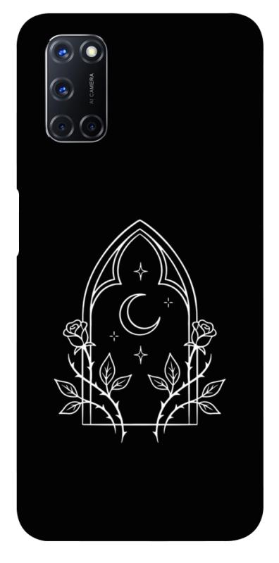 Чохол itsPrint Gothic roses для Oppo A52 / A72 / A92, black, купити оптом з доставкою