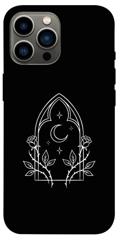 Чохол itsPrint Gothic roses для Apple iPhone 12 Pro Max (6.7"), black, купити оптом з доставкою