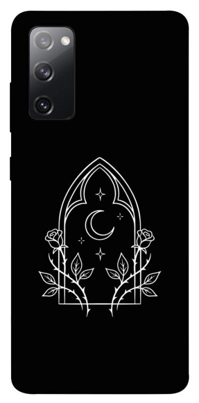 Чохол itsPrint Gothic roses для Samsung Galaxy S20 FE, black, купити оптом з доставкою