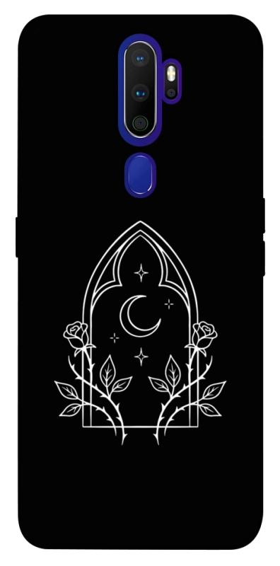 Чехол itsPrint Gothic roses для Oppo A5 (2020) / Oppo A9 (2020), black, купить оптом с доставкой