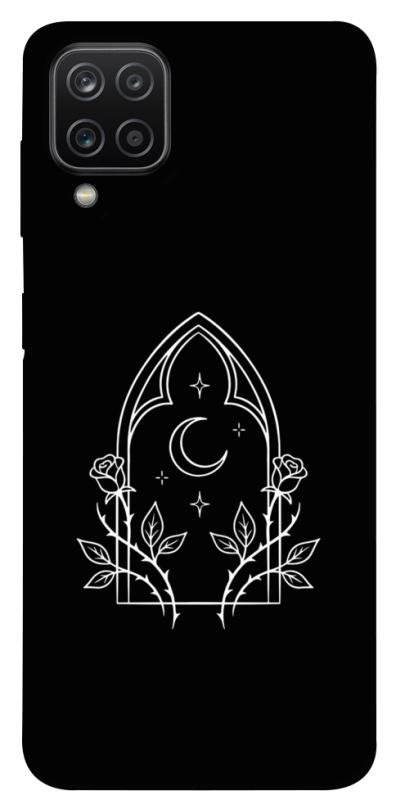 Чохол itsPrint Gothic roses для Samsung Galaxy A12, black, купити оптом з доставкою