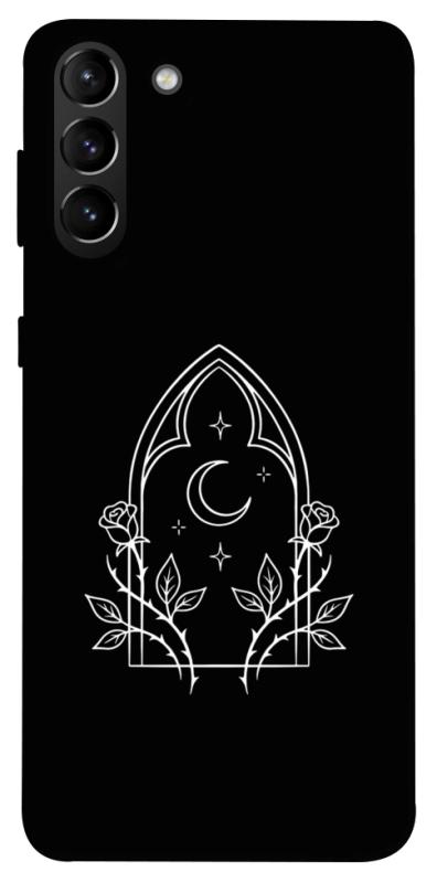 Чохол itsPrint Gothic roses для Samsung Galaxy S21+, black, купити оптом з доставкою