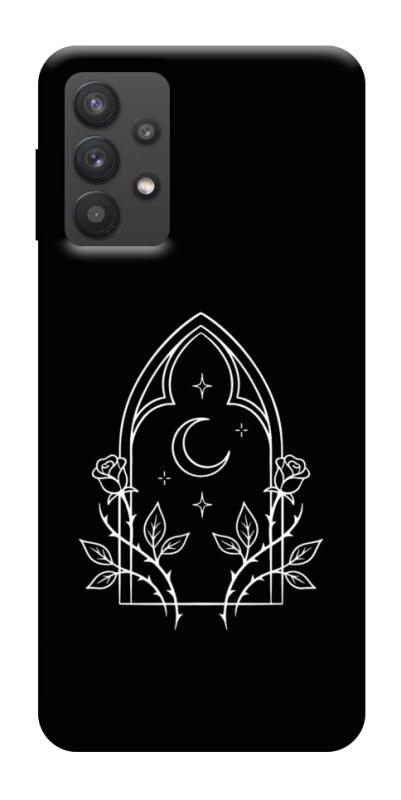 Чохол itsPrint Gothic roses для Samsung Galaxy A32 (A326B) 5G, black, купити оптом з доставкою