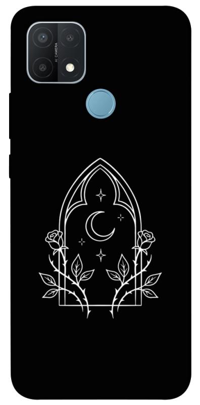 Чохол itsPrint Gothic roses для Oppo A15s / A15, black, купити оптом з доставкою