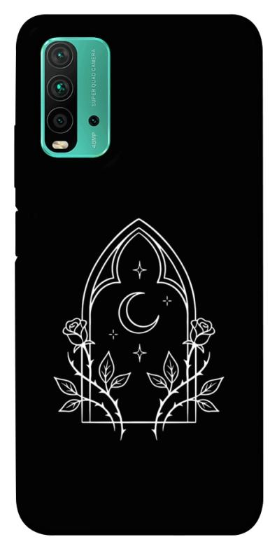Чехол itsPrint Gothic roses для Xiaomi Redmi Note 9 4G / Redmi 9 Power / Redmi 9T, black, купить оптом с доставкой