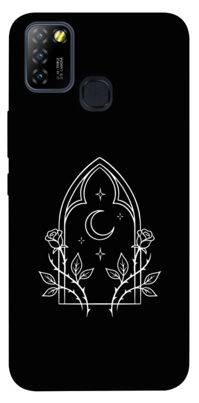 Чохол itsPrint Gothic roses для Infinix Hot 10 Lite, black, купити оптом з доставкою