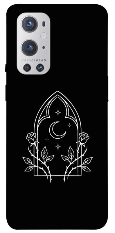 Чохол itsPrint Gothic roses для OnePlus 9 Pro, black, купити оптом з доставкою