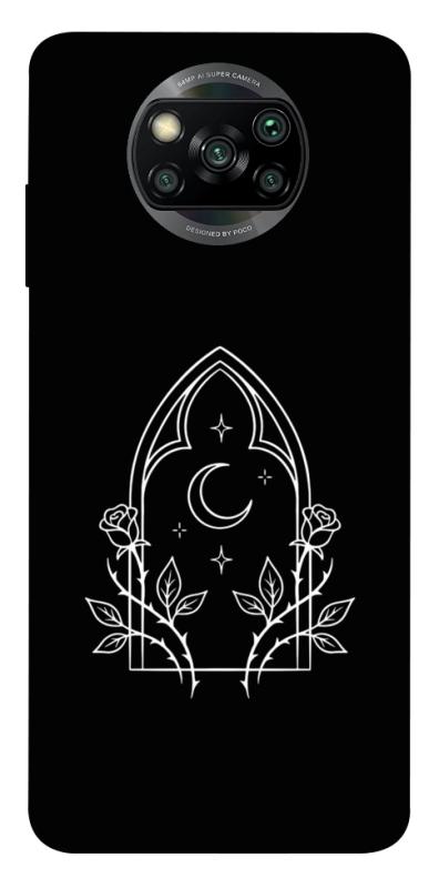 Чохол itsPrint Gothic roses для Xiaomi Poco X3 NFC / Poco X3 Pro, black, купити оптом з доставкою