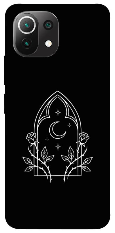 Чохол itsPrint Gothic roses для Xiaomi Mi 11 Lite, black, купити оптом з доставкою