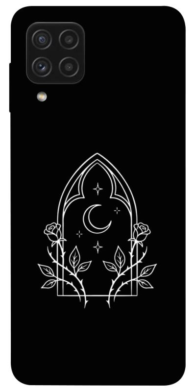 Чохол itsPrint Gothic roses для Samsung Galaxy A22 4G, black, купити оптом з доставкою