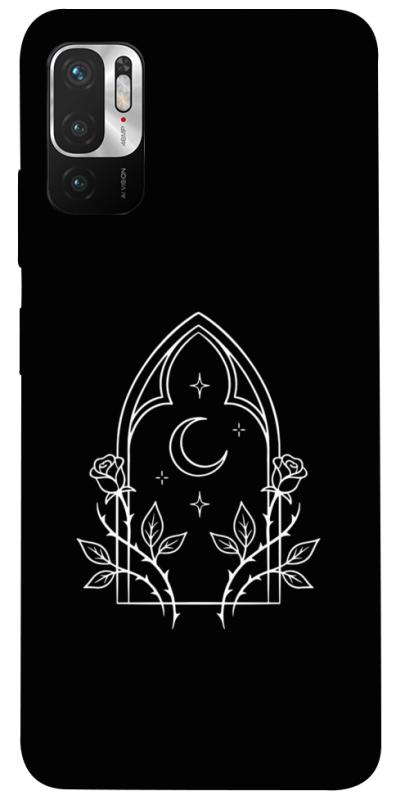 Чехол itsPrint Gothic roses для Xiaomi Redmi Note 10 5G, black, купить оптом с доставкой