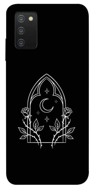 Чехол itsPrint Gothic roses для Samsung Galaxy A03s, black, купить оптом с доставкой