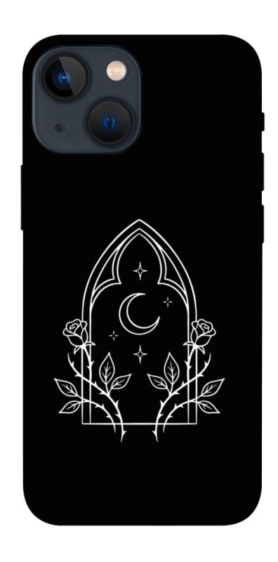 Чохол itsPrint Gothic roses для Apple iPhone 13 mini (5.4"), black, купити оптом з доставкою