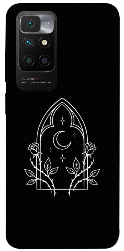 Чохол itsPrint Gothic roses для Xiaomi Redmi 10, black, купити оптом з доставкою