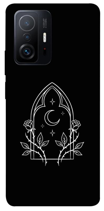 Чехол itsPrint Gothic roses для Xiaomi 11T / 11T Pro, black, купить оптом с доставкой