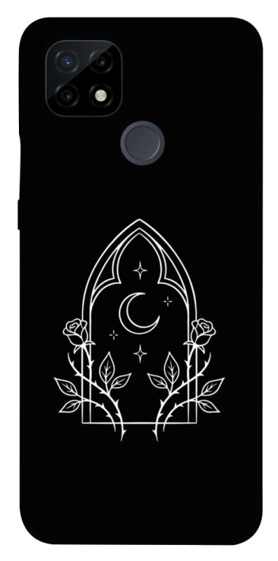 Чохол itsPrint Gothic roses для Realme C21, black, купити оптом з доставкою